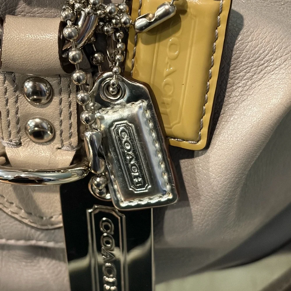 Coach pebbled leather